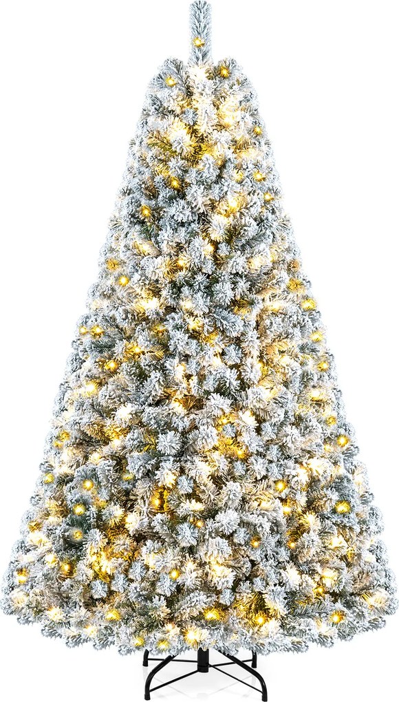 Árvore de Natal Artificial Altura: 183, Efeito Nevado, Verde