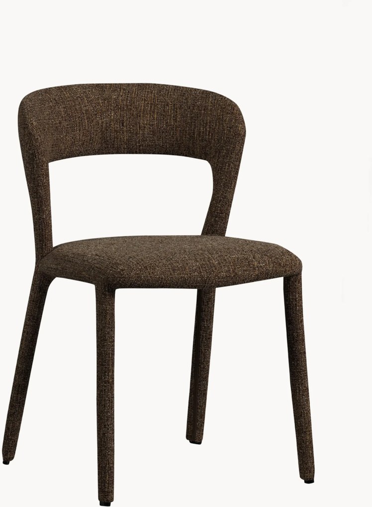 Cadeiras de jantar estofadas Noble, conjunto de 2
