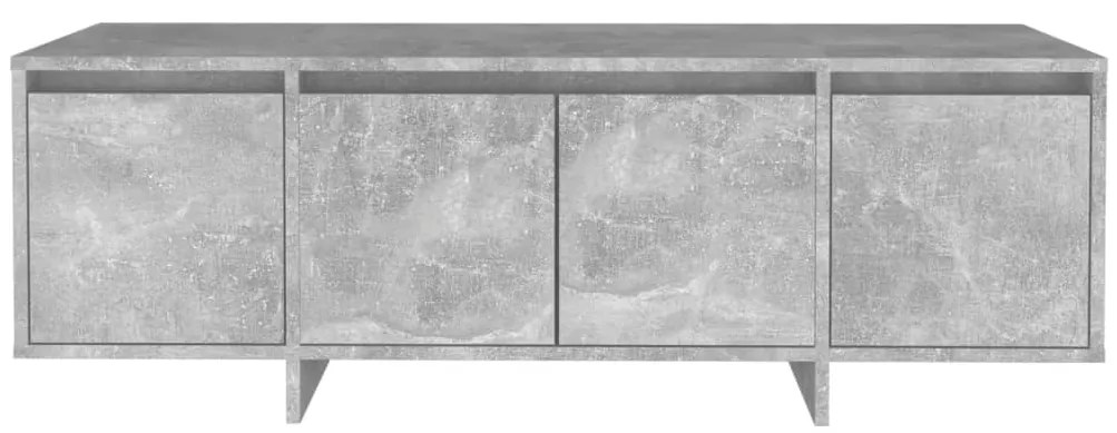 Móvel p/ TV 120x30x40,5cm derivados de madeira cinzento cimento