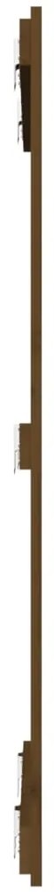 Cabeceira de parede 82,5x3x110 cm pinho maciço castanho-mel