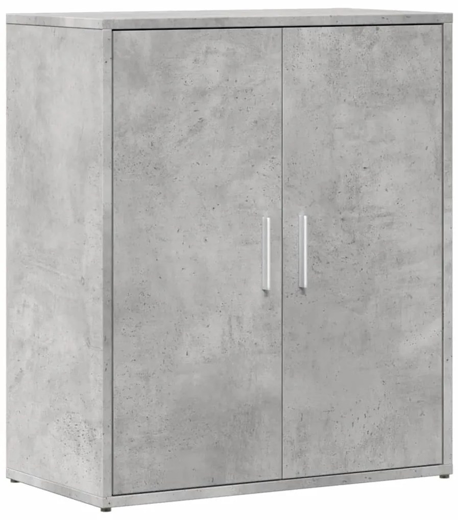 Aparadores 2 pcs 60x31x70 cm derivados madeira cinzento cimento