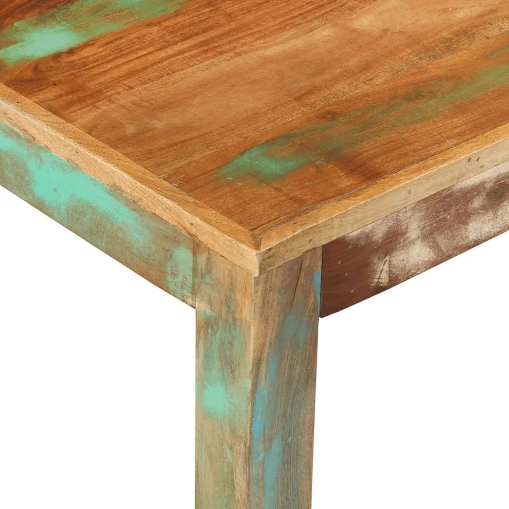 Mesa de centro 100x55x45 cm madeira recuperada maciça