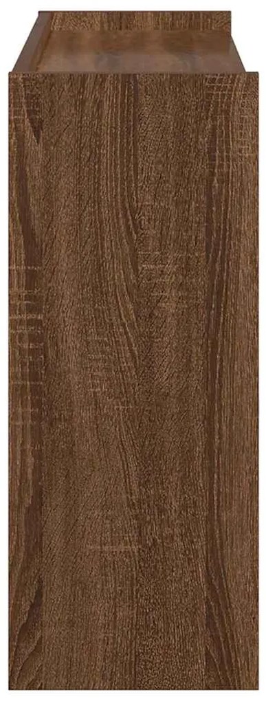 Sapateira 80x25x62 cm derivados de madeira carvalho castanho