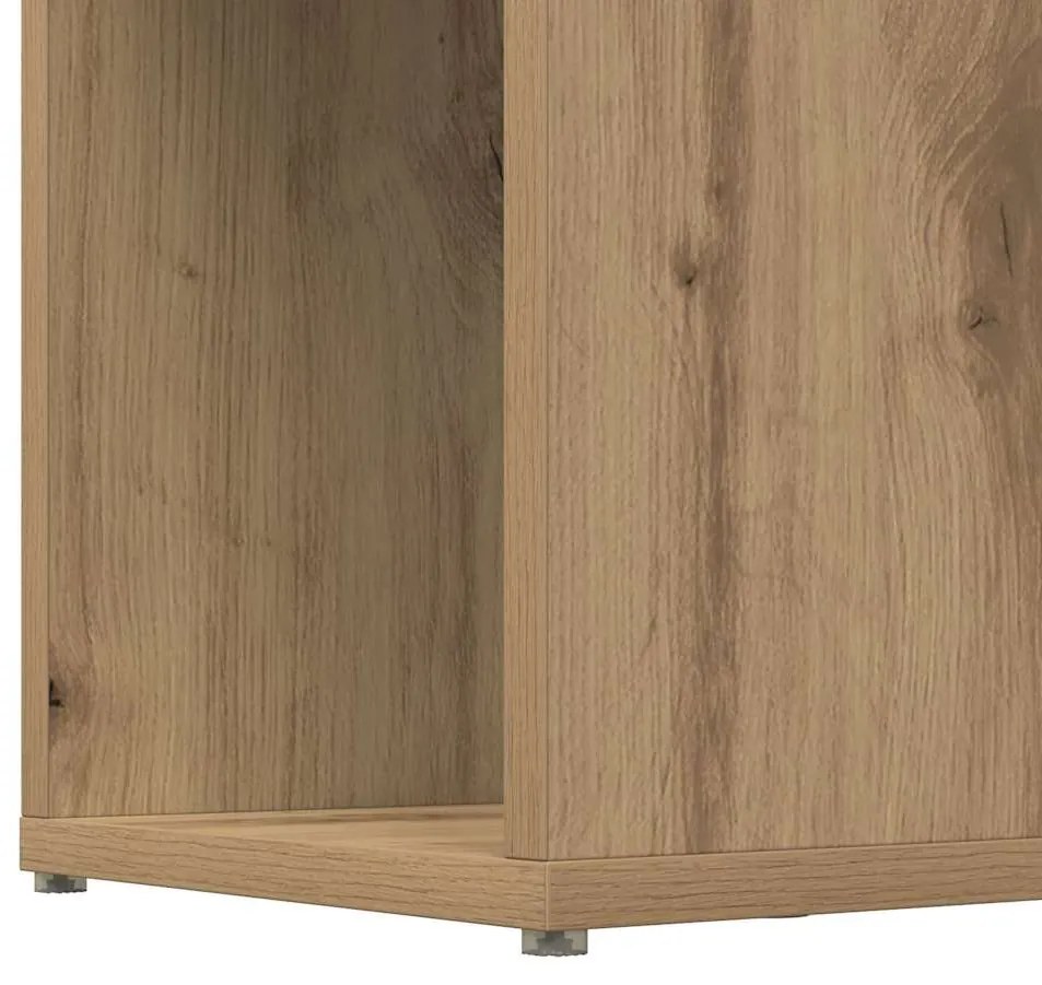 Estante de TV Carvalho Artisan MDF 80 x 24 x 155 cm Estante de TV