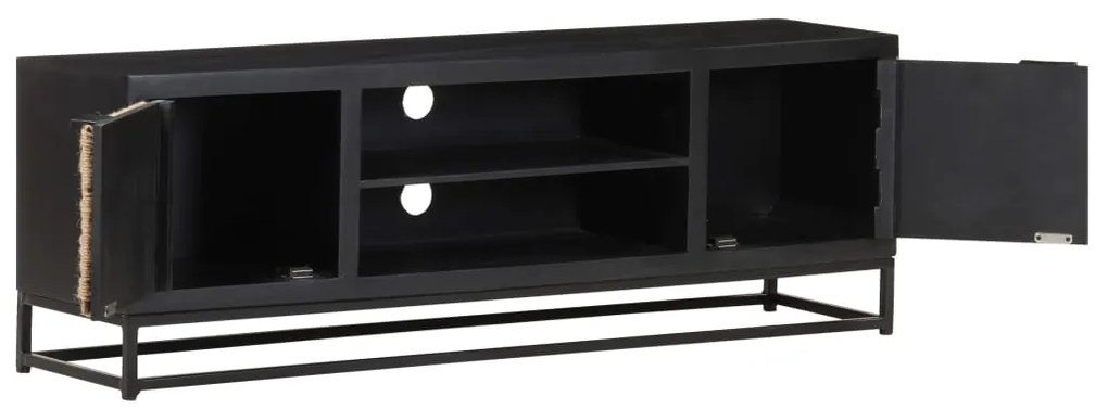 Móvel de TV 120x30x40 cm madeira de mangueira maciça
