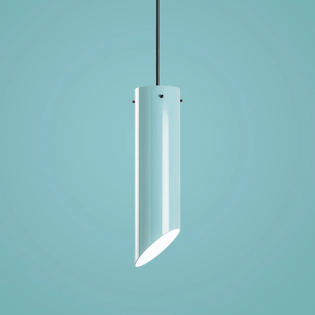 Chandelier Kesik – Turquesa – Diâmetro 40 cm