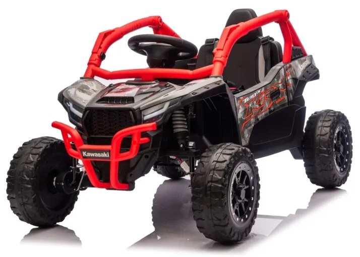 Buggy elétrico para Crianças Kawasaki 24V 4x4 TERYX KRX1000 Vermelho