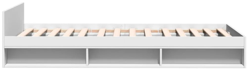 Estrutura de cama c/ gaveta 90x200 cm derivados madeira branco