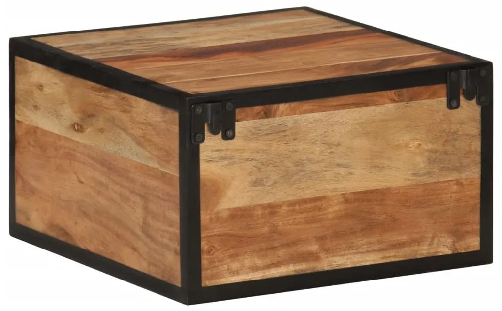 Mesa de cabeceira de parede 35x35x20 cm madeira acácia maciça