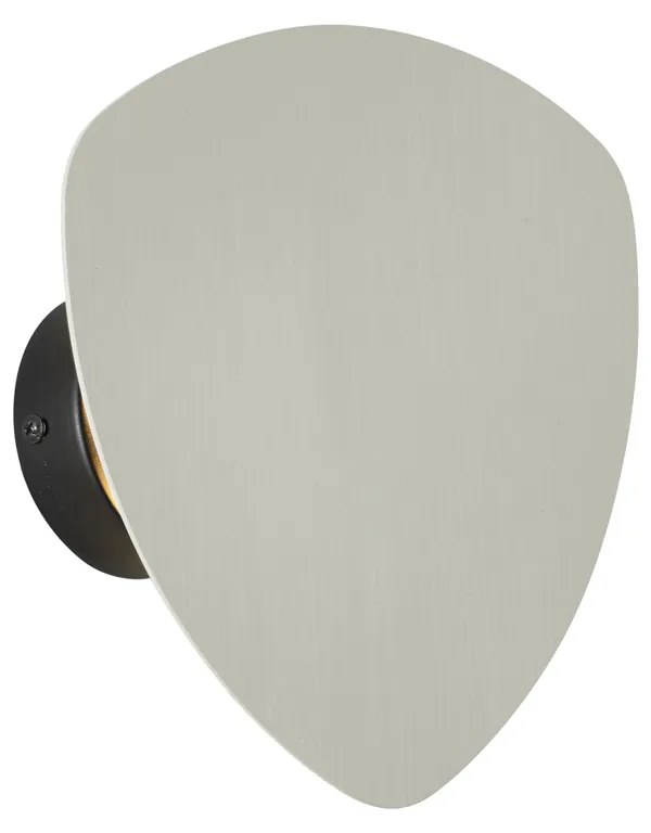 Candeeiro de parede de design bege orgânico 20 cm 2-luzes - Pulley