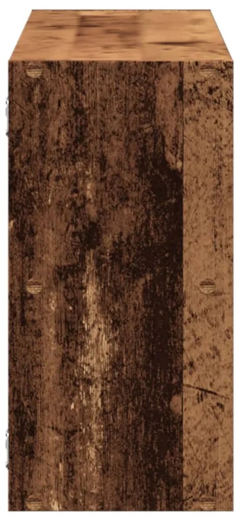 Prateleira parede 100x25x50 cm derivados madeira madeira velha