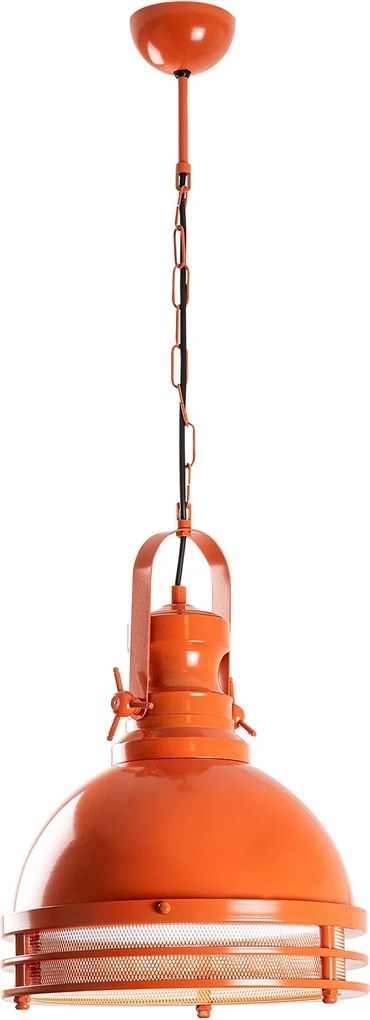 Candeeiro de Teto Saglam – Laranja – Ø30 h:40 cm