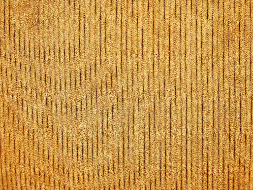 Conjunto de 2 almofadas em bombazine amarelo mostarda 47 x 27 cm ZINNIA Beliani