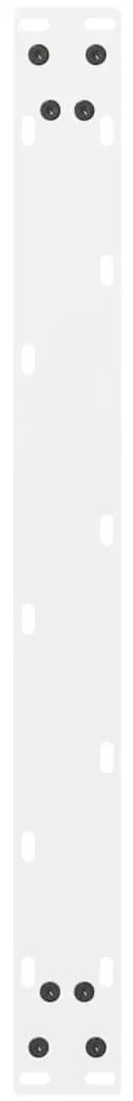 Pés para mesa de centro , brancos, 2 peças, 60x (30-31) cm, aço