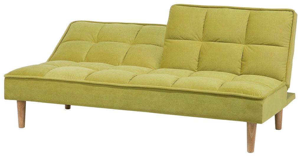 Sofá-cama verde SILJAN Beliani