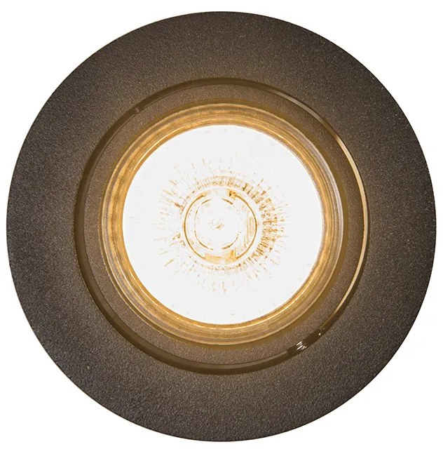 LED Foco embutido inteligente preto inclinável com Wi-Fi GU10 - Cisco Moderno
