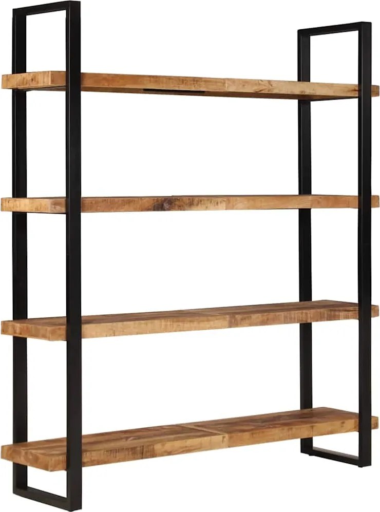 vidaXL Estante c/ 4 prateleiras 160x40x180 cm madeira mangueira áspera