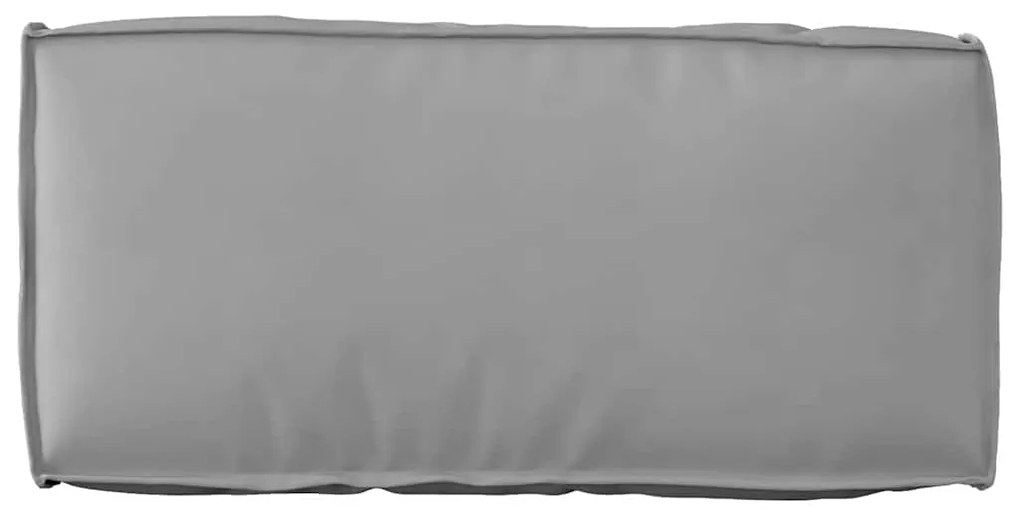 Almofada de Palete para Encosto Cinza 80x40x12 cm em Tecido Oxford