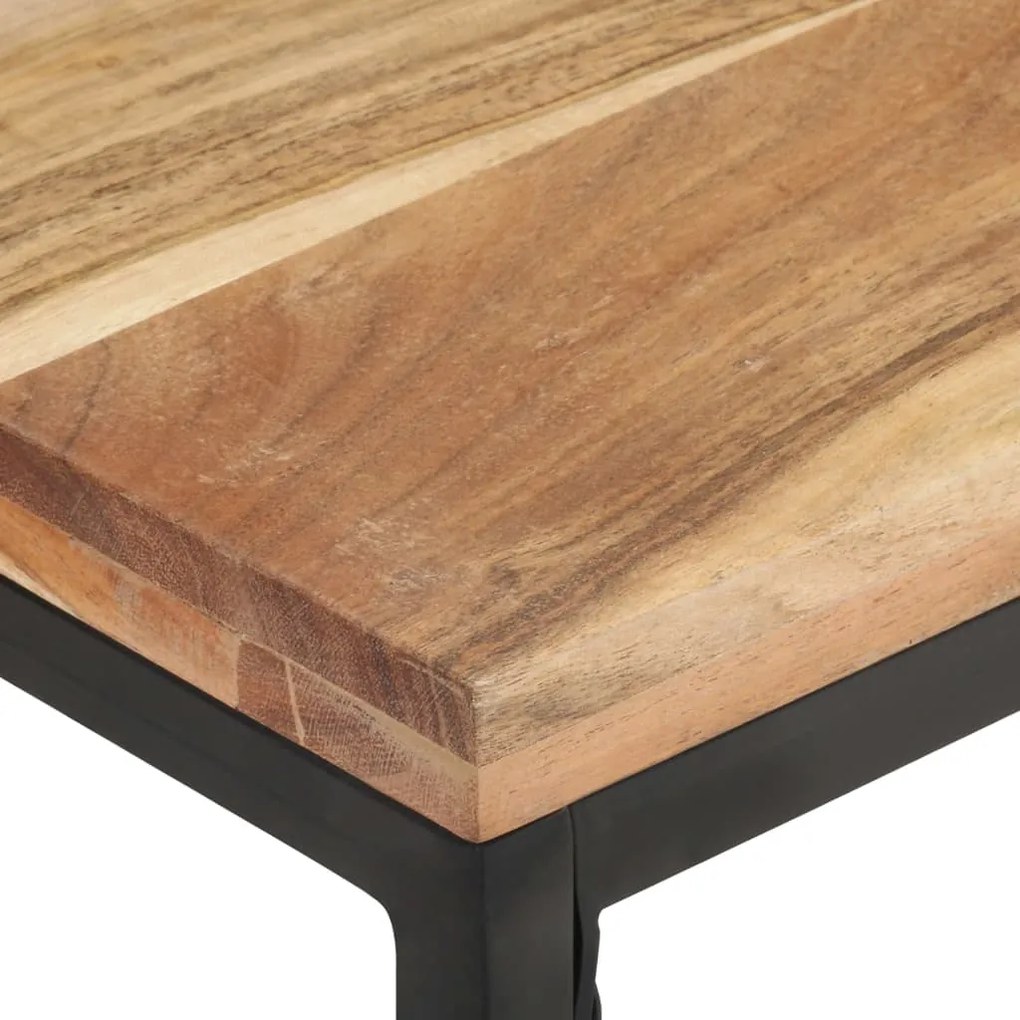 Mesa de centro 110x60x35 cm madeira de acácia maciça