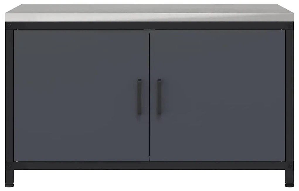 Armário de Armazenamento para Cozinha Antracite 60 x 50 x 92 cm