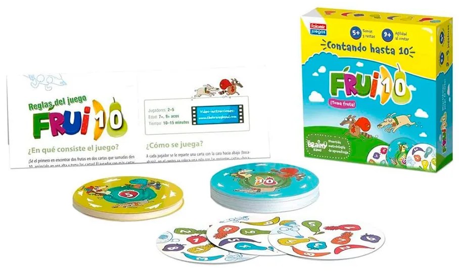 Jogo Educativo Falomir fruit10 Contar Ate 10