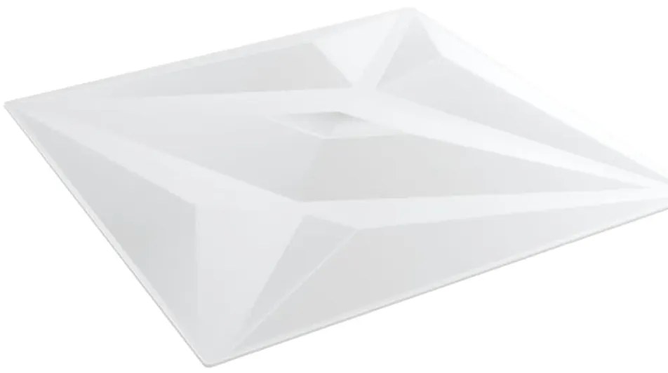 Painéis de parede 24 pcs 50x50 cm 6m² XPS estrela branco