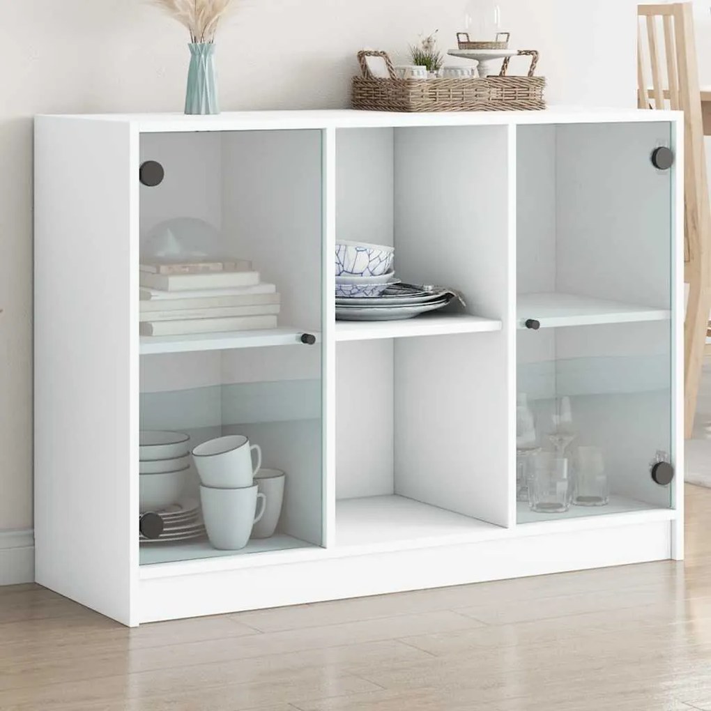 Aparador 102x37x75,5 cm derivados de madeira branco