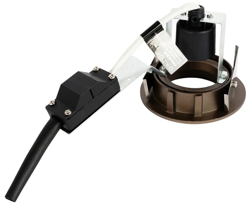 Foco embutido moderno bronze escuro inclinável - Cisco