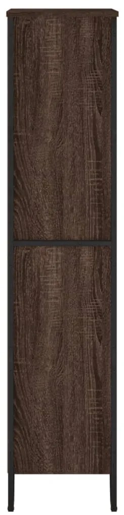 Estante 80x31x137,5 cm derivados de madeira carvalho castanho