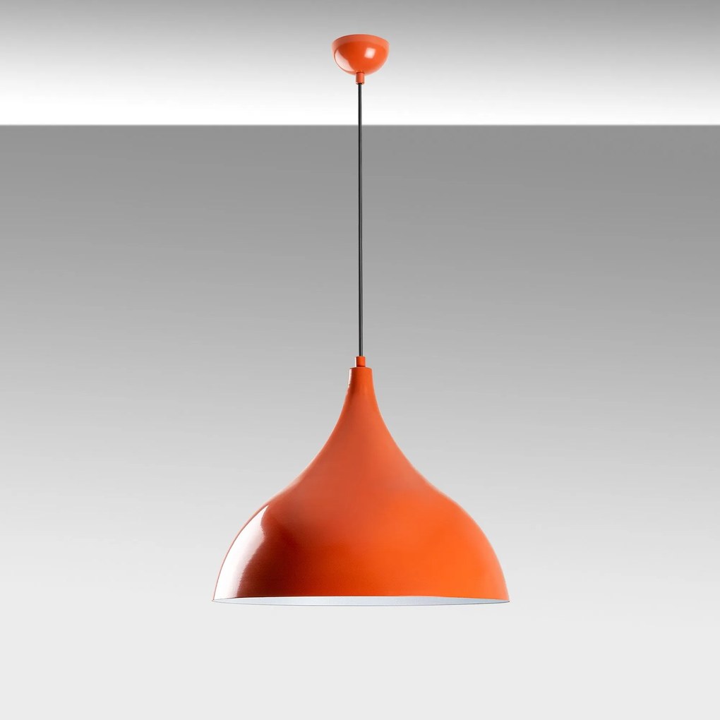 Candeeiro de Teto Bitlisim – Laranja – Ø41 h:35 cm