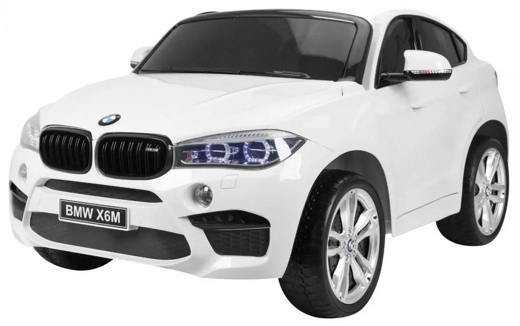 Carro elétrico para Crianças 12V 2 Lugares BMW X6 XXL Branco