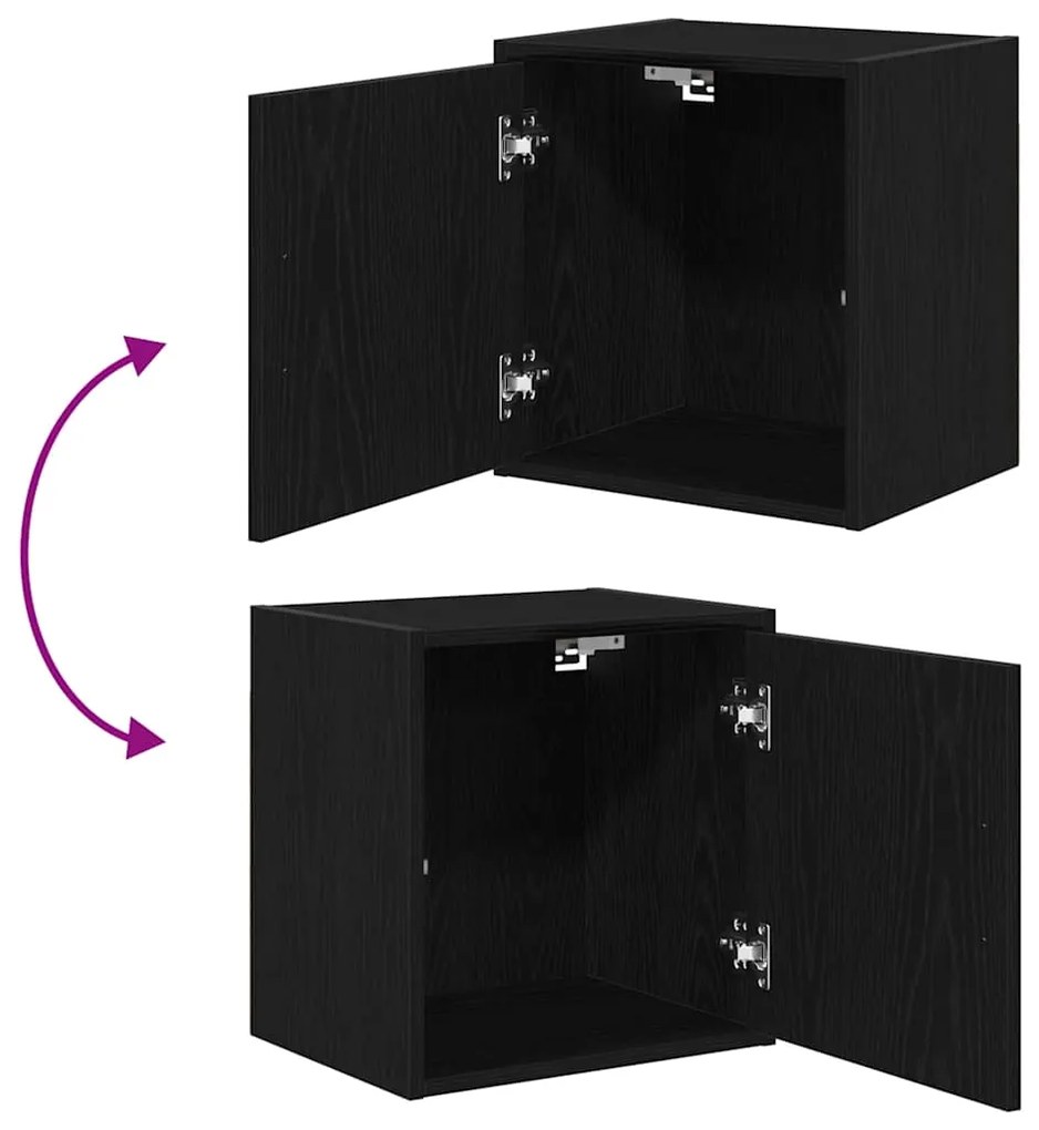 Armários de parede para garagem 2 pcs derivados de madeira