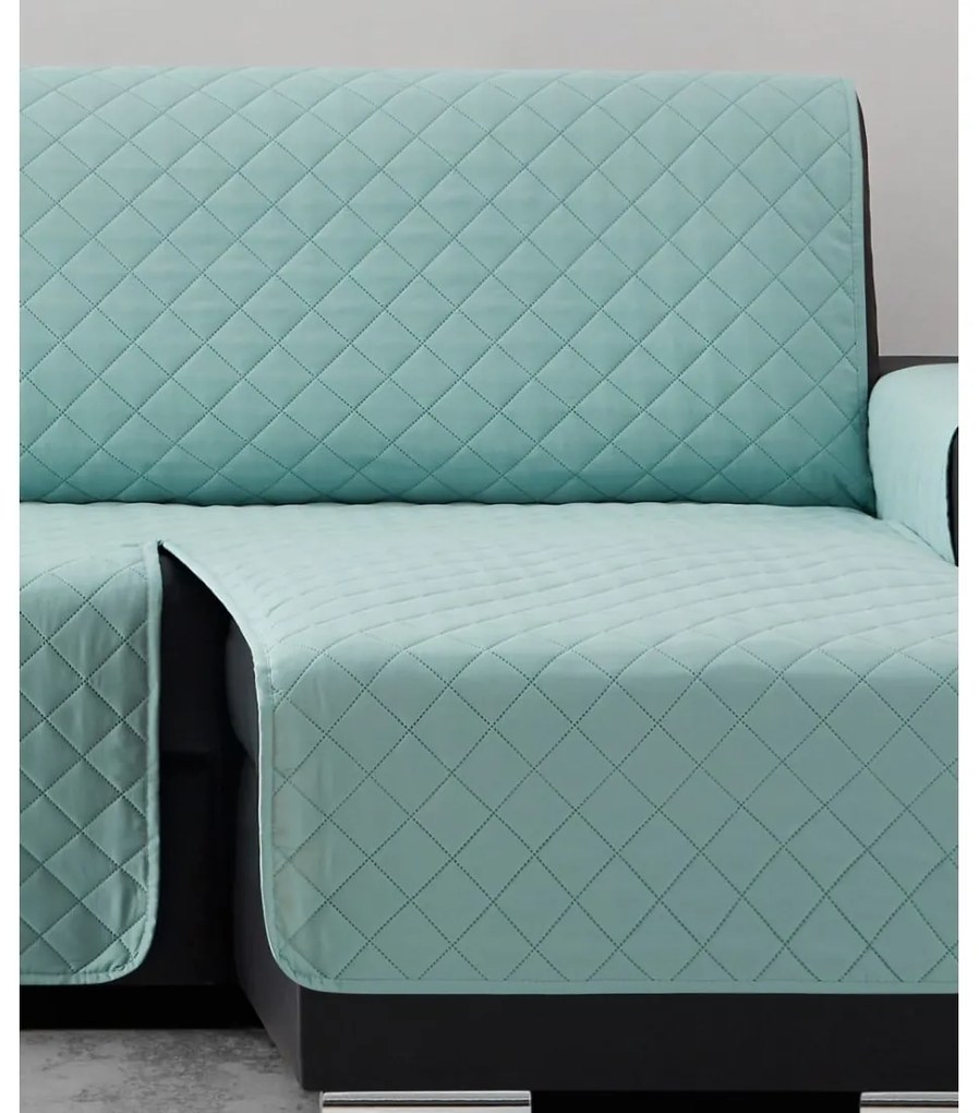 Capa de Sofá Chaise Longue Acolchoada (Cor Pastel)