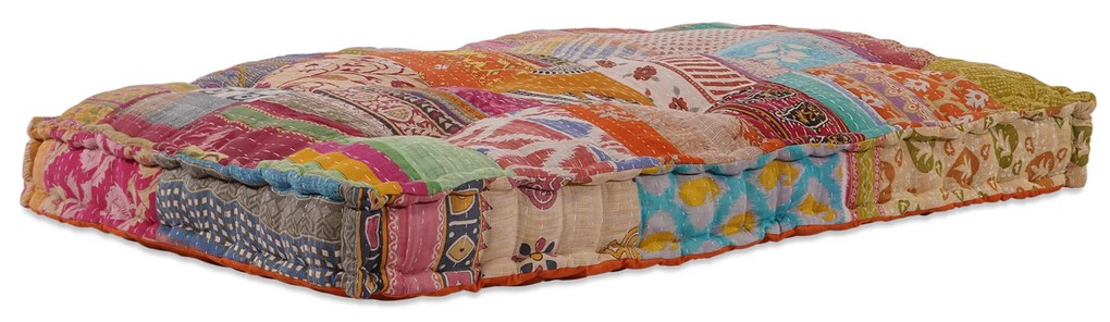 Almofada de Sofá de Palete em Tecido Patchwork