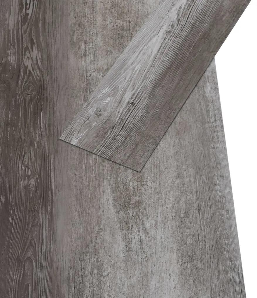 Tábuas soalho PVC não-autoadesivo 5,26 m² 2 mm madeira riscas