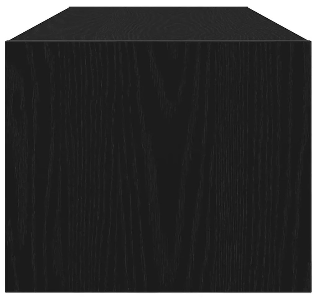 Móvel de TV 100x31x25,5 cm derivados de madeira carvalho preto