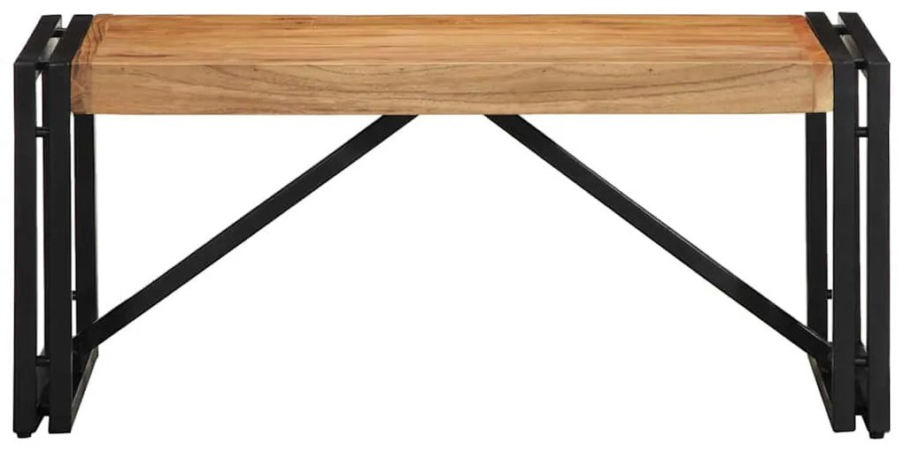 Mesa de centro 80x40x35 cm madeira de acácia maciça