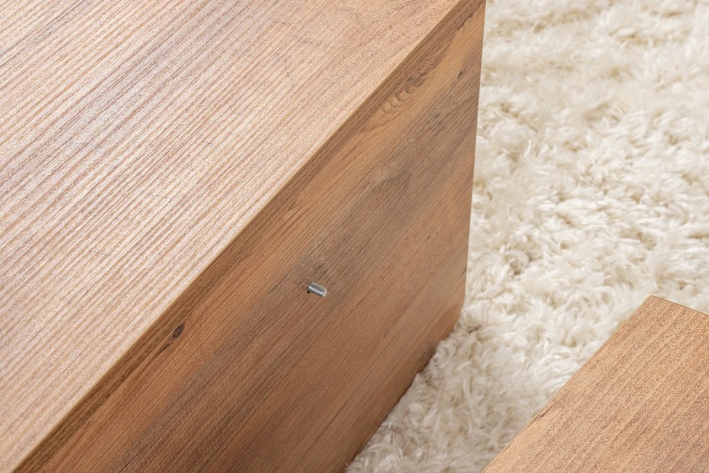 Mesa de Centro "Orion" – Pinho Atlantico, Conjunto Modular, 90x60x30 c
