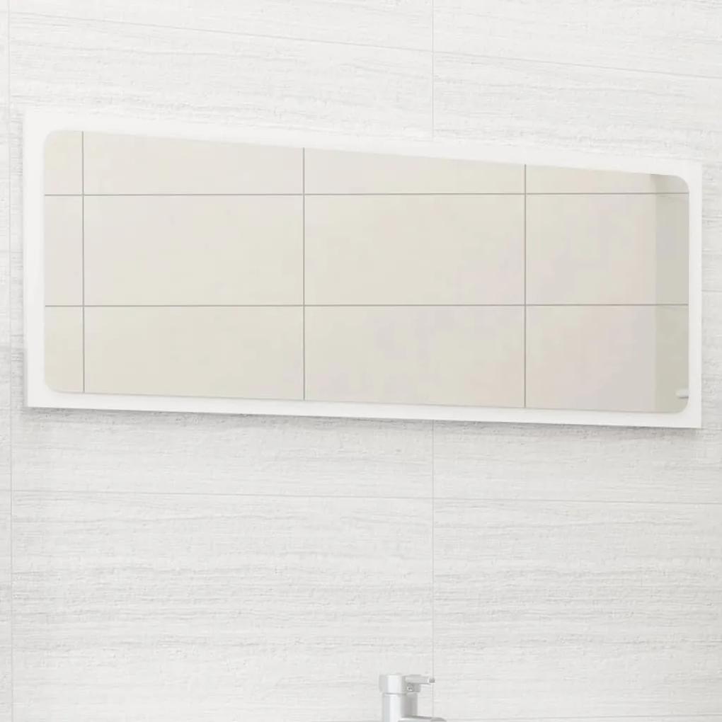 804622 vidaXL Espelho de casa de banho 90x1,5x37 cm contraplacado branco