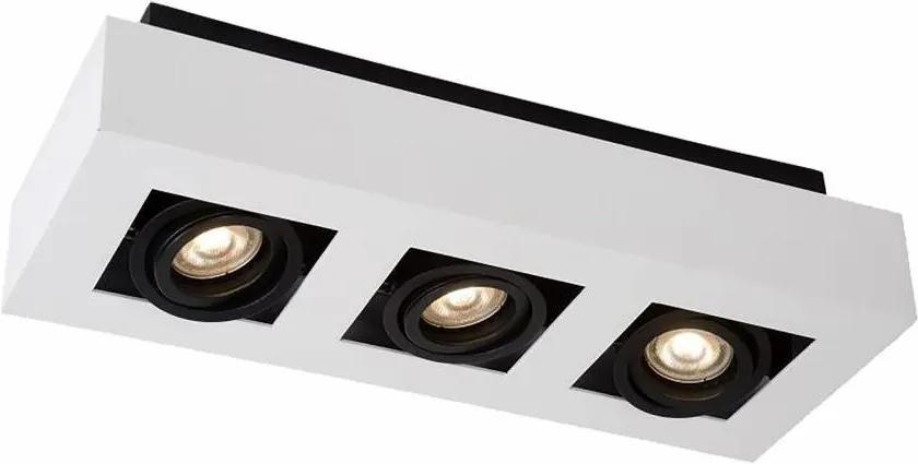 ITALUX IT8001S3-WH/BK - Iluminação de teto CASEMIRO 3xGU10/50W/230V