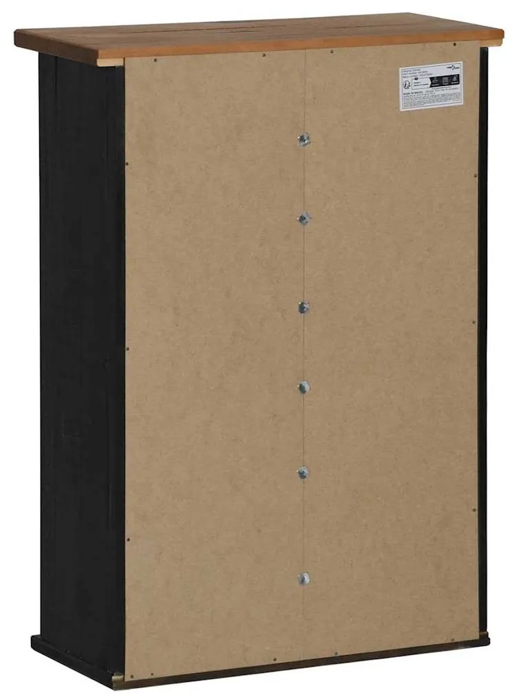 Armário suspenso HALDEN com porta de correr 49x22,5x70 cm Pinho