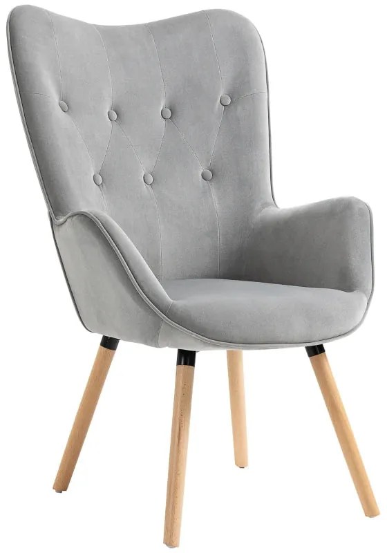 Poltrona Wingback Taumy - Design Nórdico