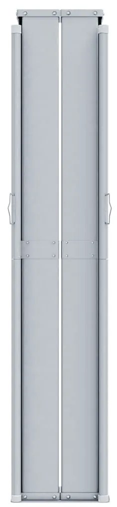 Toldo lateral retrátil 200x1000 cm vermelho