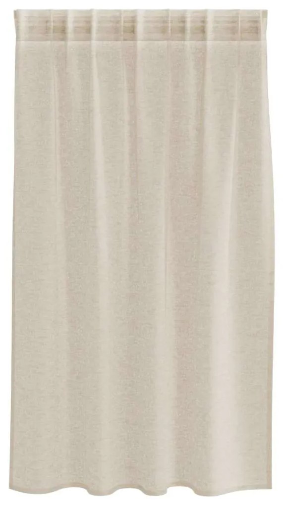 Cortinas com cortinas 2 pcs Areia 140 x 140 cm Poliéster