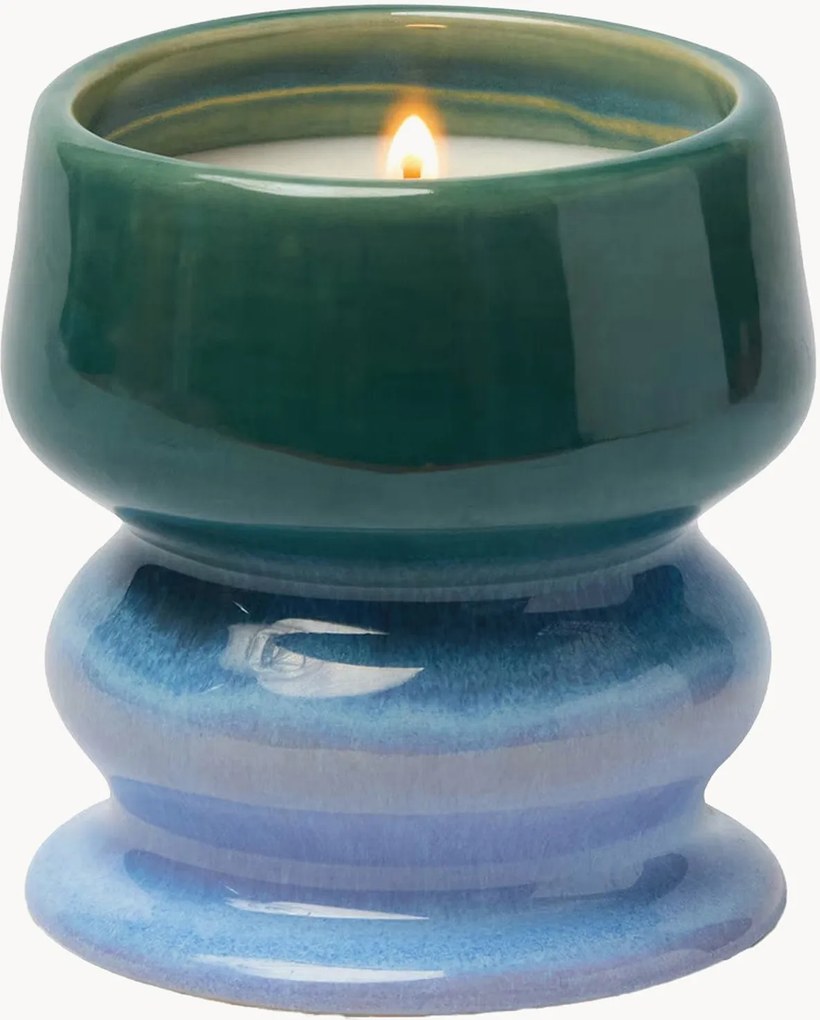 Vela perfumada em cerâmica Melt Ombre (ar fresco e sal marinho)