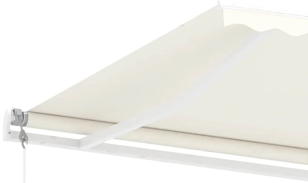Toldo automático independente 300x250 cm cor creme