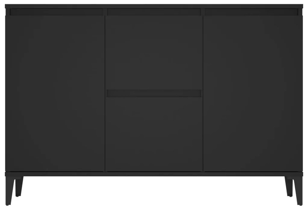 Aparador 104x35x70 cm derivados de madeira preto