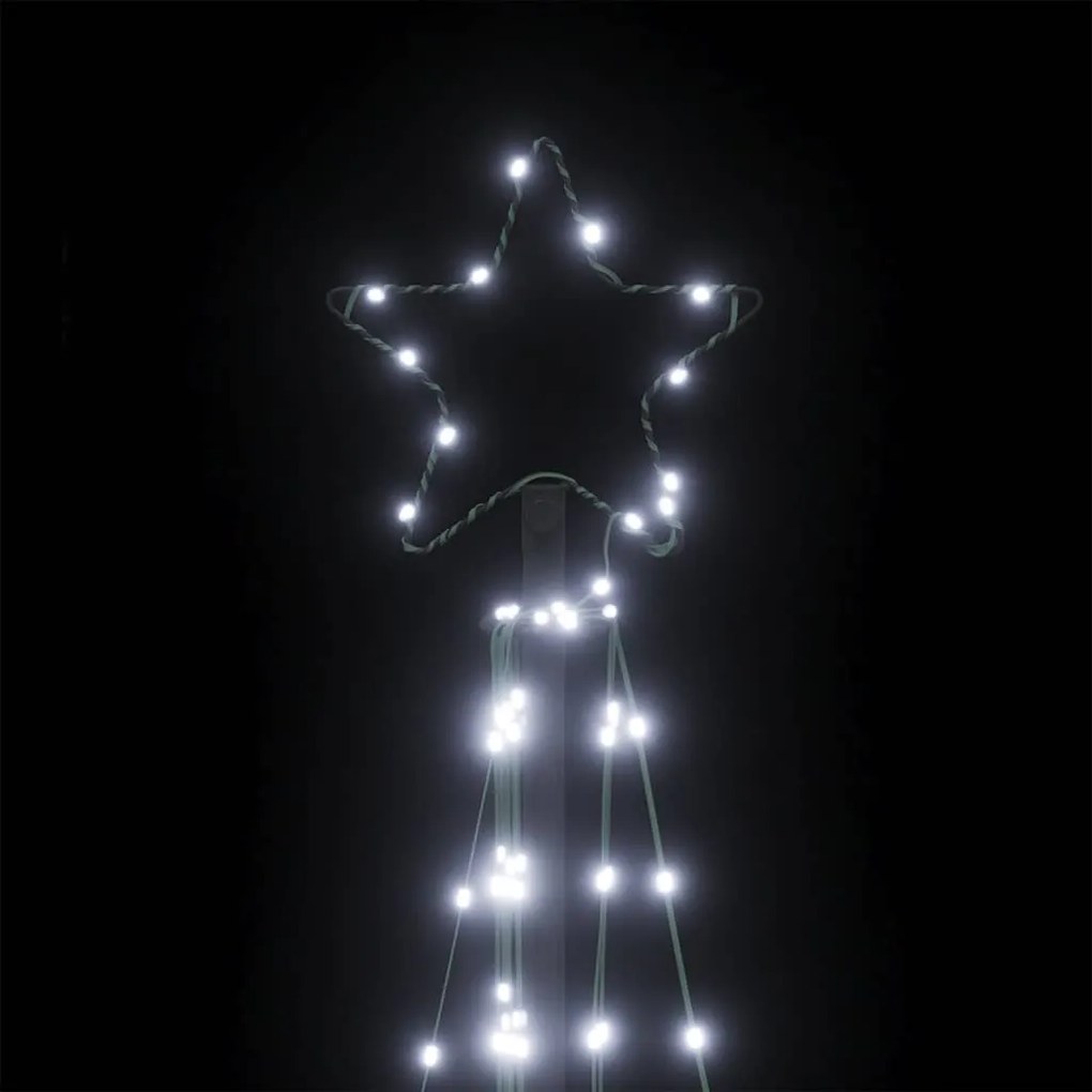LED Árvore de Natal 339 LEDs Branco Frio 187 cm