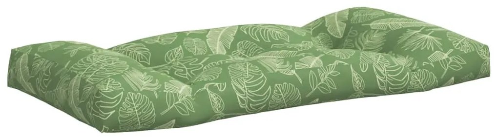 Almofadões p/ móveis paletes 3 pcs tecido oxford padrão folhas