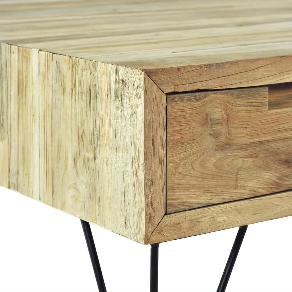 Móvel de TV 120x35x35 cm teca maciça